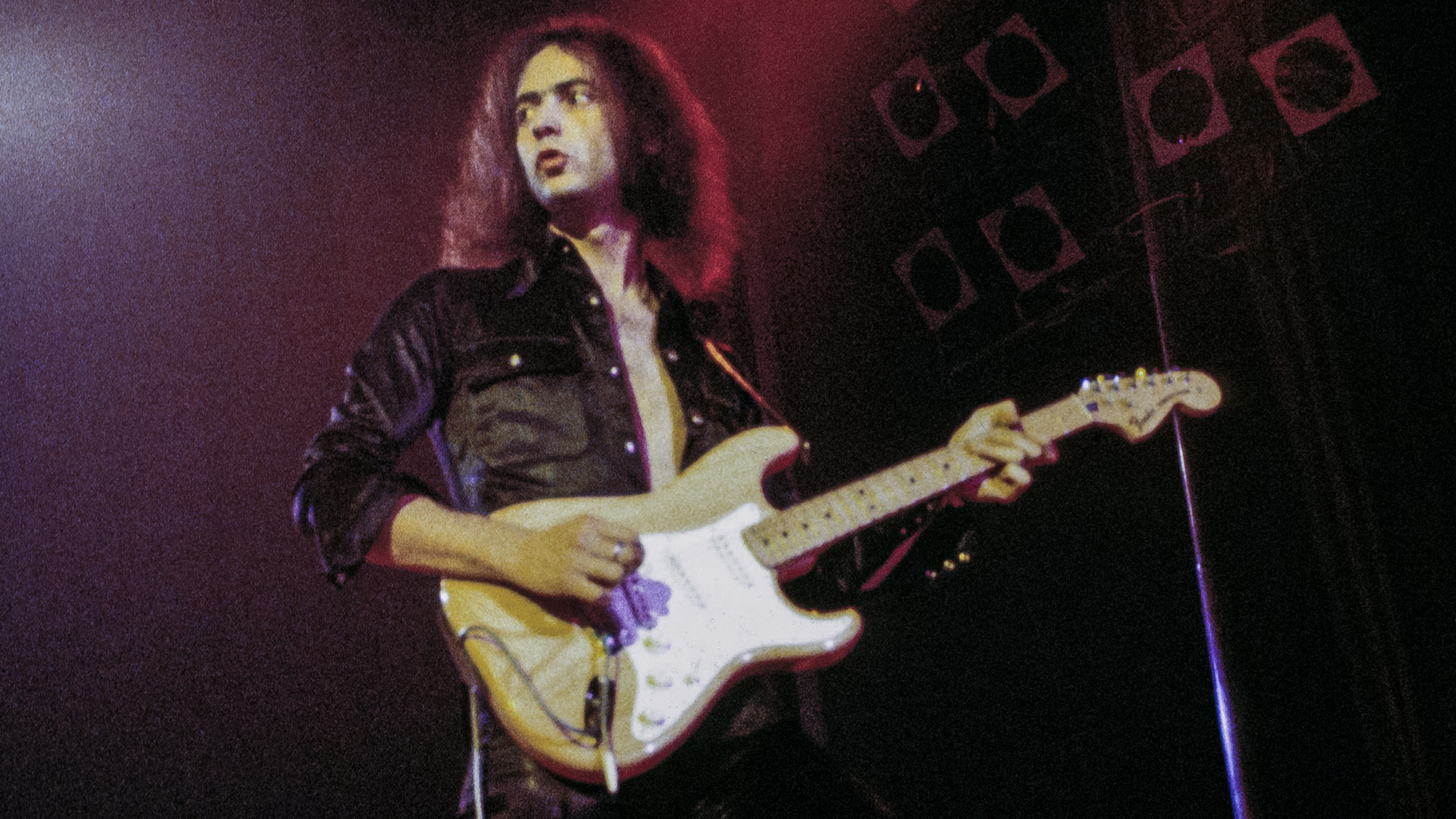 Ritchie Blackmore performs live onstage, with Deep Purple, in 1972