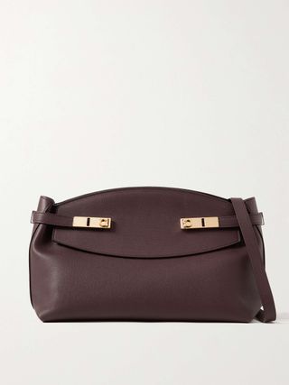 Hug Large Embellished Leather Shoulder Bag