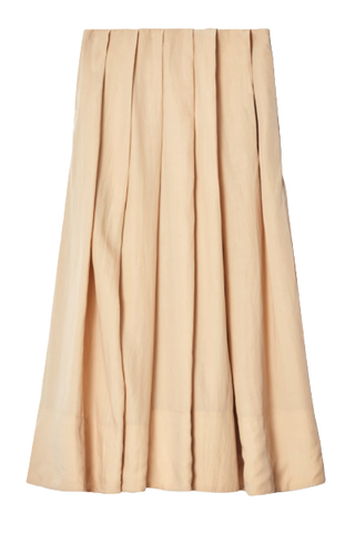 COS Pleated A-Line Midi Skirt