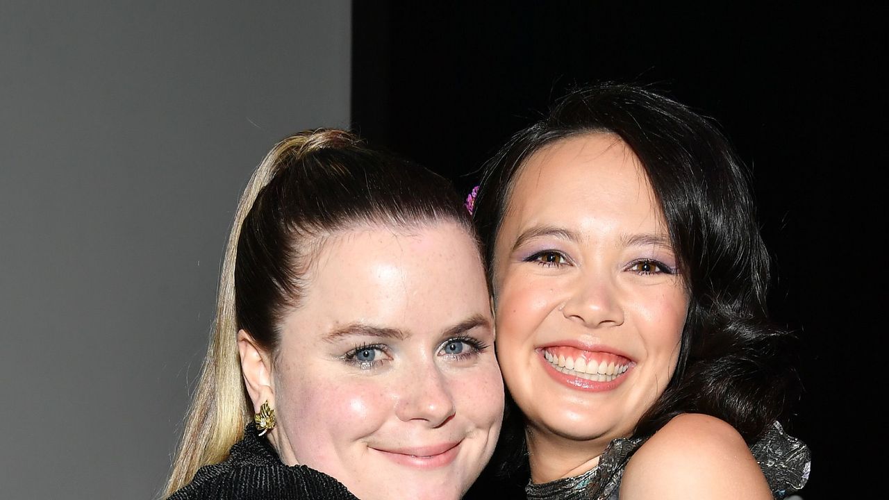 los angeles, california january 29 jessie ennis and charlotte nicdao attend the after party for the premiere of apple tvs mythic quest ravens banquet at sunset room hollywood on january 29, 2020 in los angeles, california photo by amy sussmangetty images