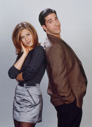 Jennifer Aniston and David Schwimmer.