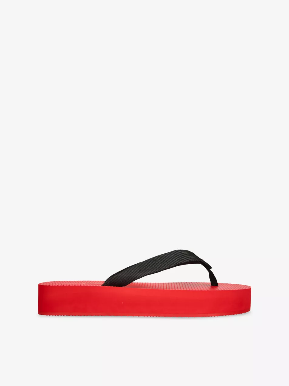 Dune Flatform Rubber Sandals