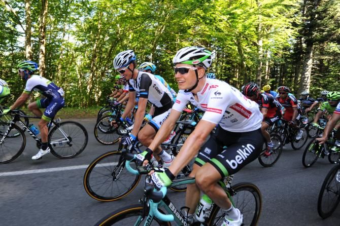 Wilco Kelderman (Belkin) in the white jersey