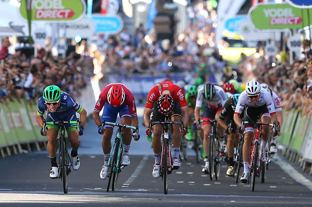 The final Tour of Britain stage finish