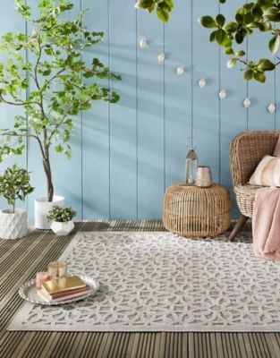 Argento Textured Indoor Outdoor Rug