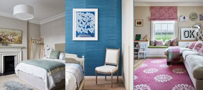 Bedroom ideas for teenagers triptych