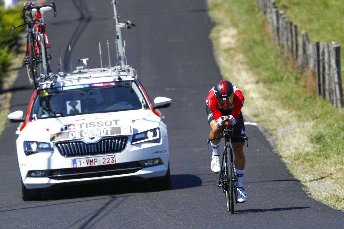 Thomas De Gendt on stage 13 of the Tour de France