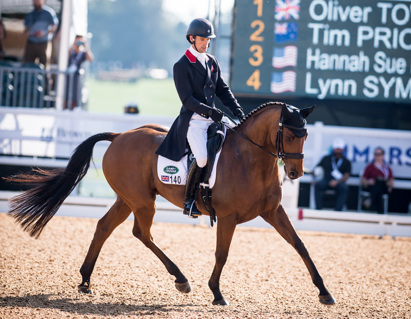 Maryland 5 Star dressage: Harry Meade and Superstition