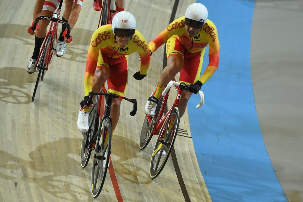 Albert Torres and Seba Mora of Spain