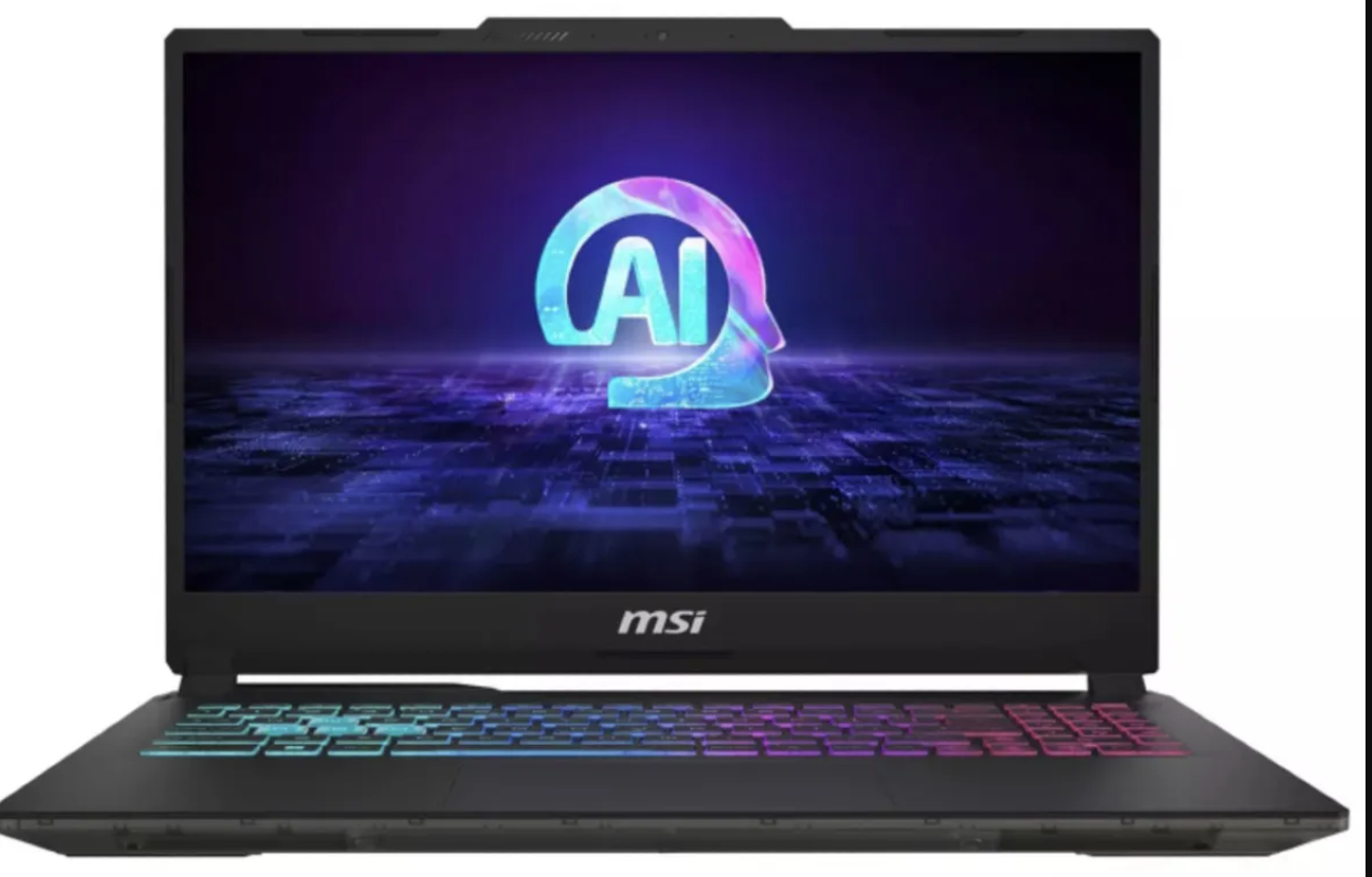 Product shot of MSI Cyborg 15 AI
