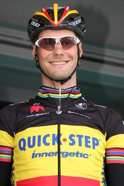 Tom Boonen (Quick Step) was all smiles at the start.