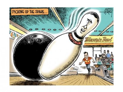 Santorum's last strike