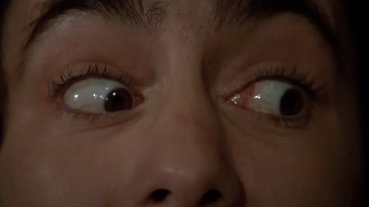 Scene from a crazy dream sequence in An American Werewolf in London