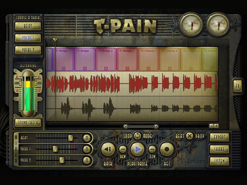 Beats can be made in the T-Pain Engine. Click the image to see screenshots of the other included software.