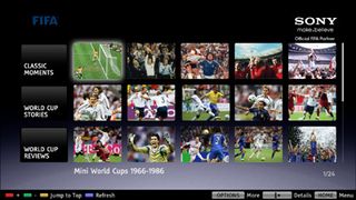 Sony bravia internet video: world cup collection