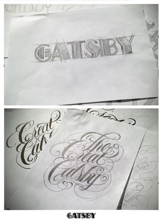 Great Gatsby typography