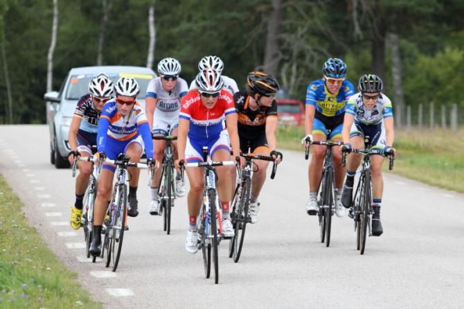Riders did their jobs and then dropped back from the front group with a couple of laps remaining