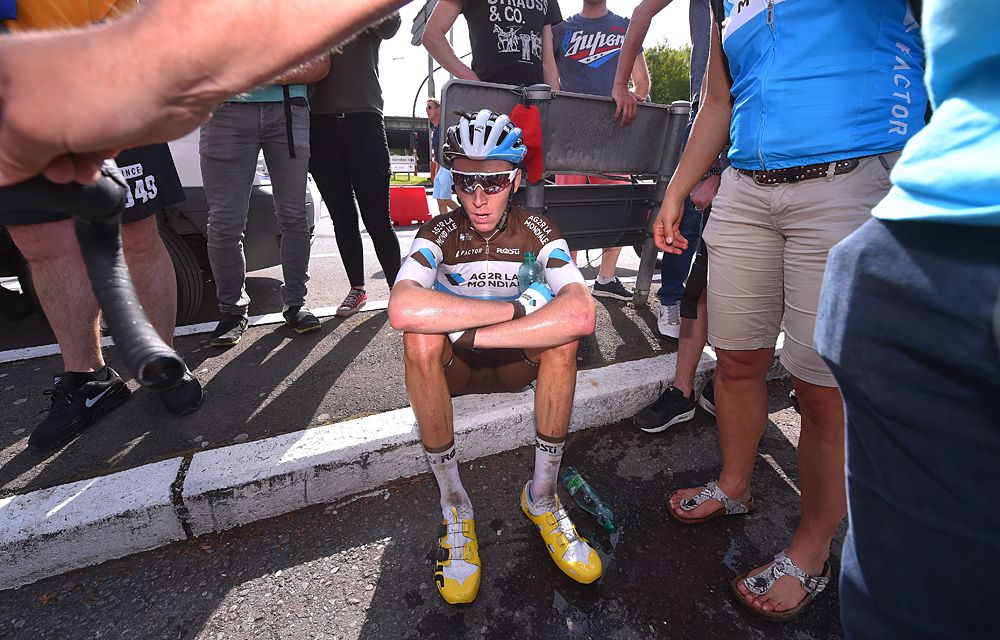 Romain Bardet (AG2R La Mondiale) third at Liege-Bastogne-Liege