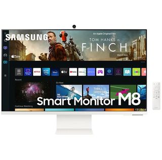 Profile shot of the Samsung M8 monitor