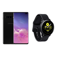 Samsung Galaxy S10 | 30GB Data | Unlimited Mins + Texts | Free Galaxy Watch Active | Upfront cost: £0.00 | Monthly cost: £39.00 | EE