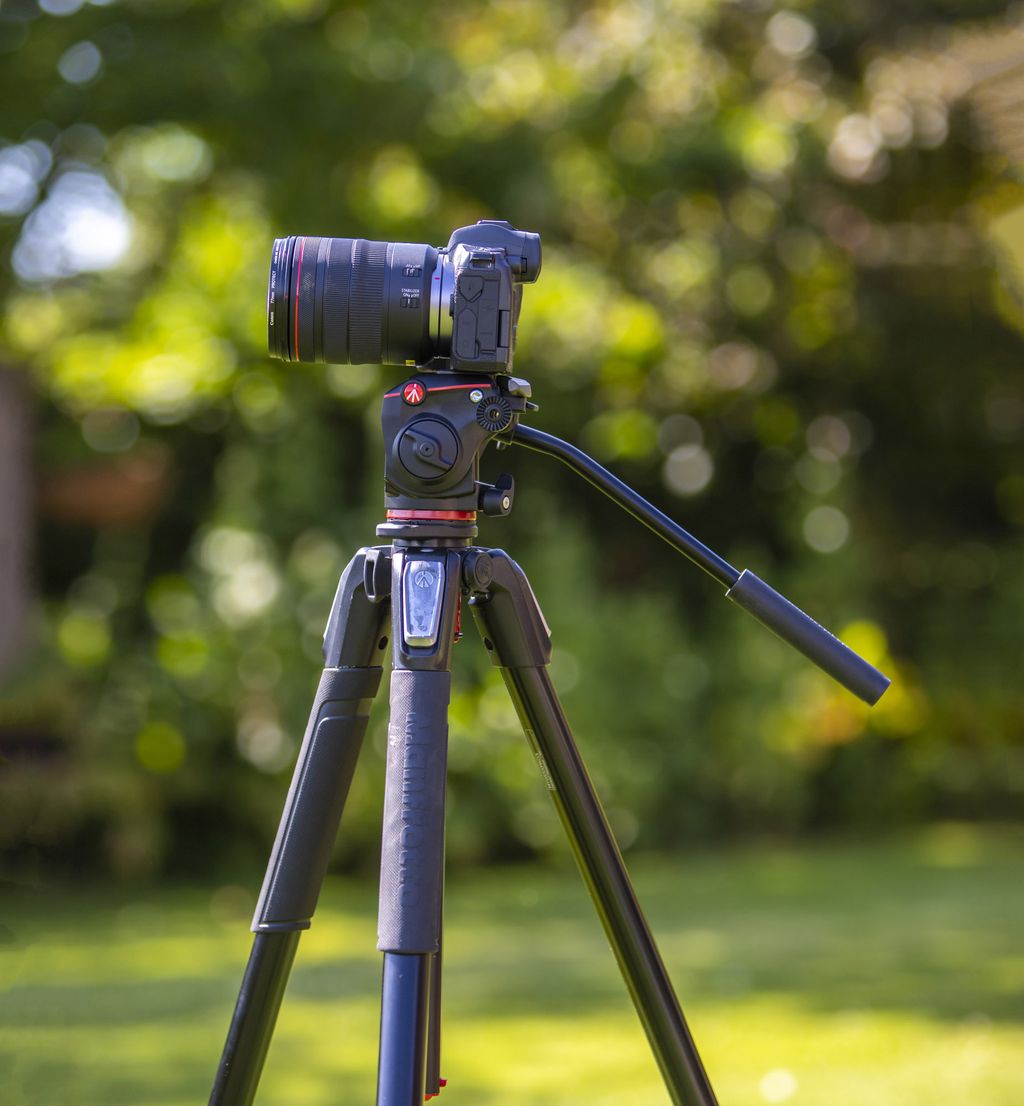 It's all a bit of a blur! Use a pan and tilt tripod head for creative