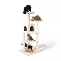 Whisker City 60-in Playbox, Ball Track with Scratcher Toys Cat Tree | 20% off at PetsmartWas $104.99 Now $83.99