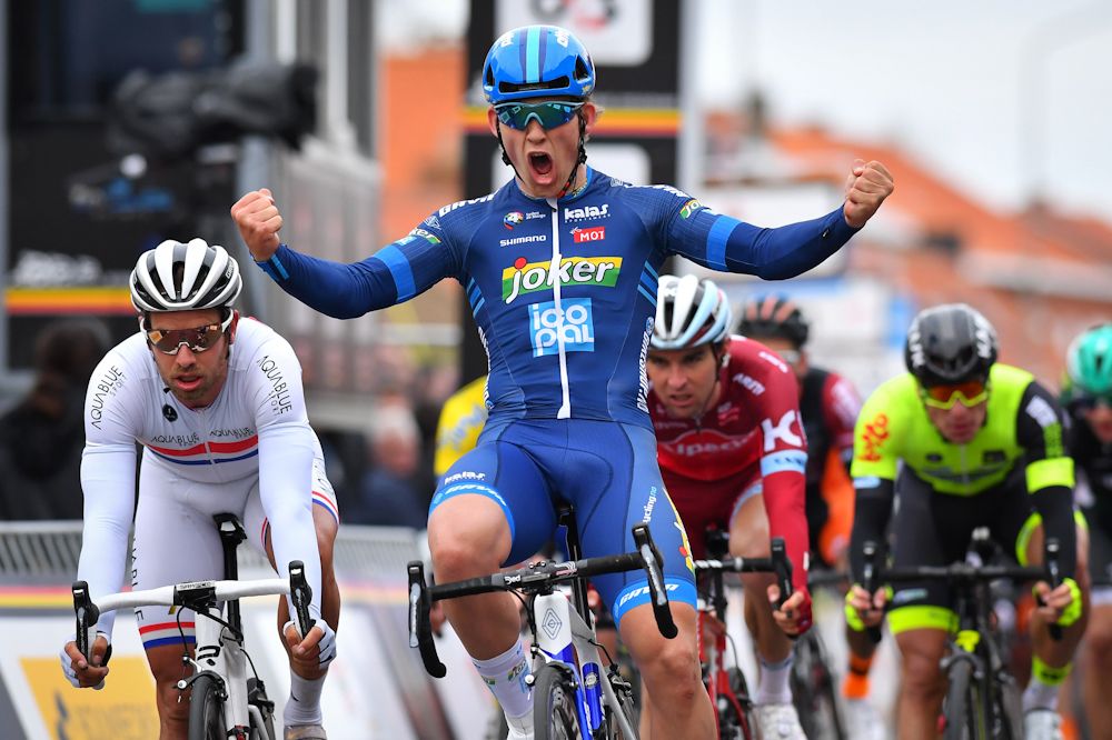 Kristoffer Halvorsen (Joker Icopal) wins the 2017 Handzame Classic
