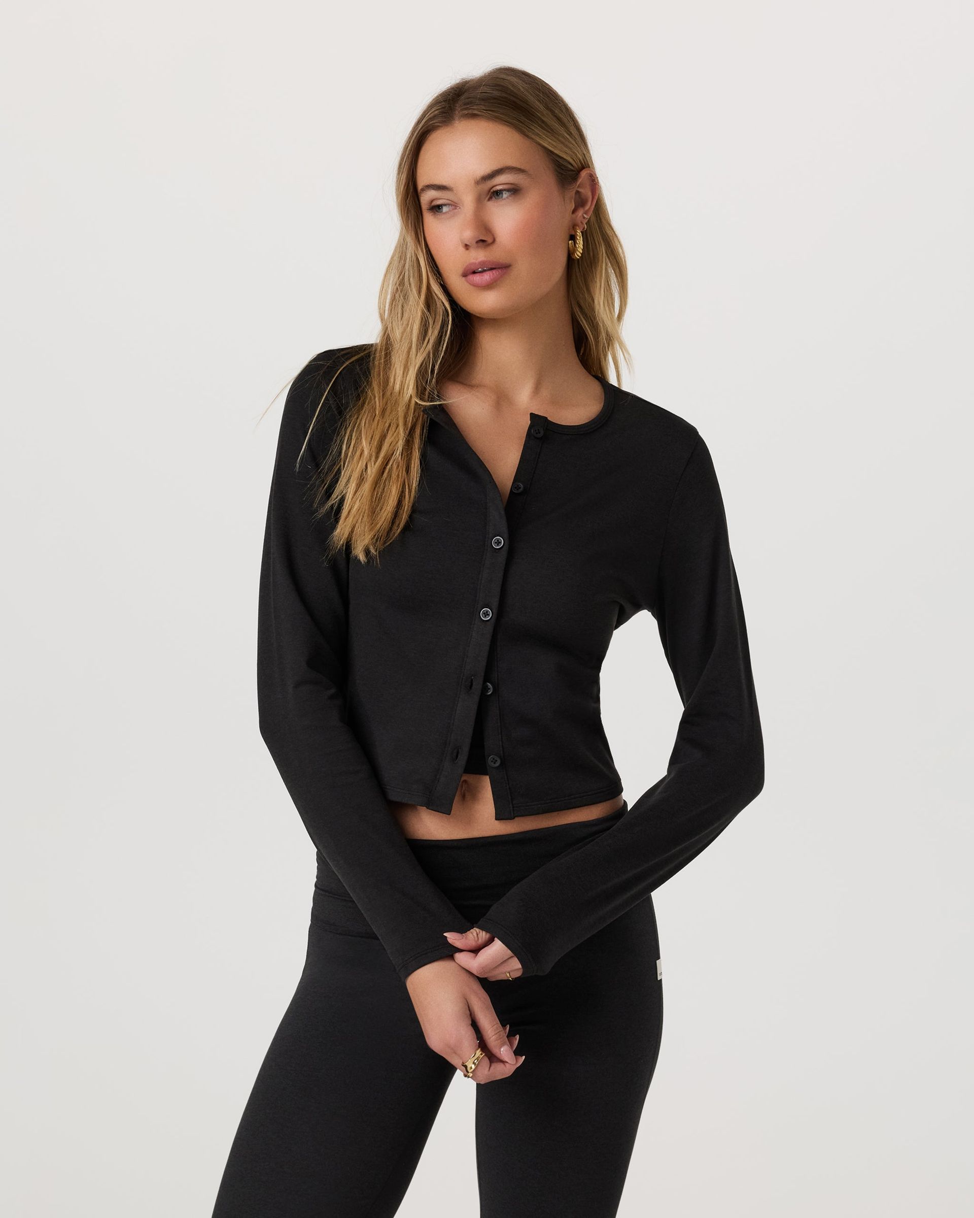 Halo Cardigan 2.0 - Black Heather - Xxs