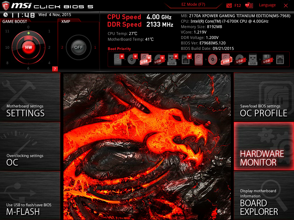 MSIBIOSMainScreen