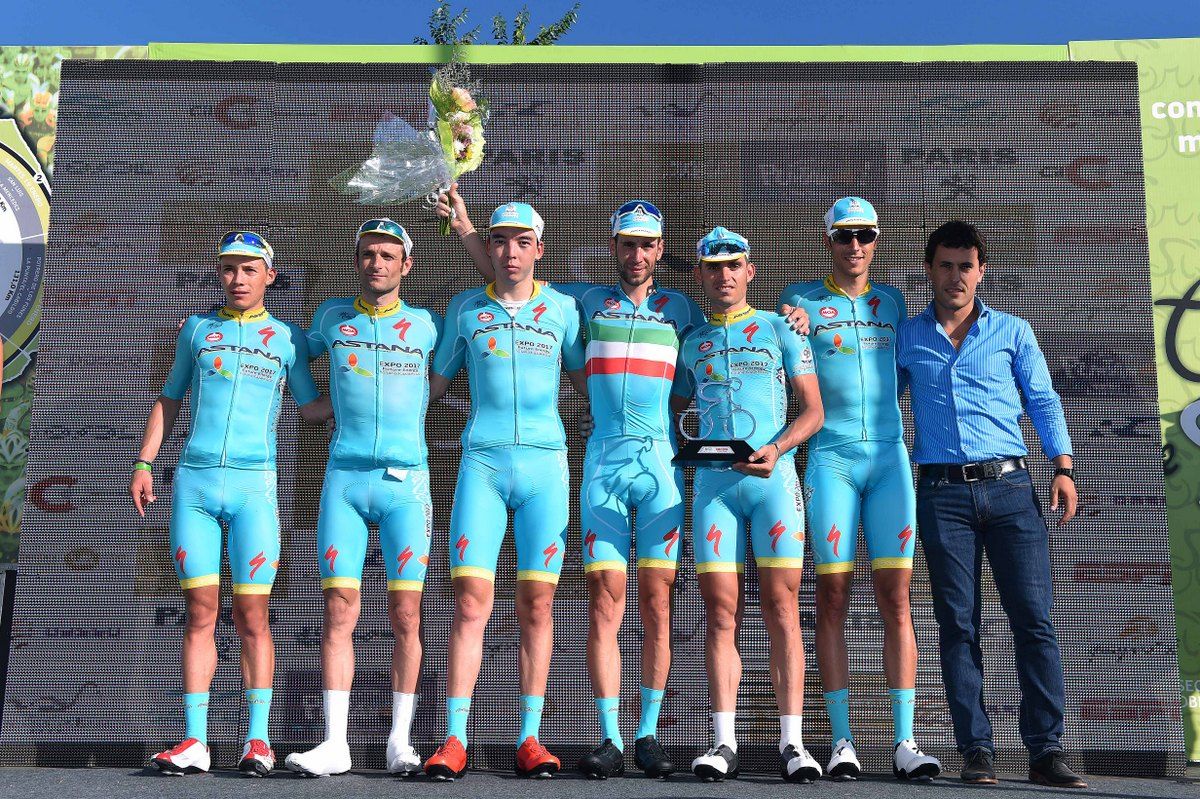 Astana were third today