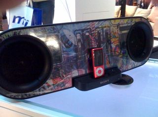 Sony shows off new iPod dock concept at The Gadget Show Live in Birmingham