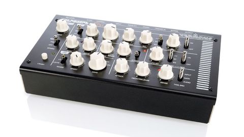 The Retroverb comes in a sturdy steel enclosure and hosts a front panel laden with knobs and switches