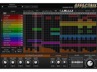 Effectrix looks to be bursting with processing possibilities.