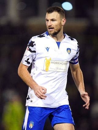 Colchester’s Tommy Smith will miss the visit of Brentford.