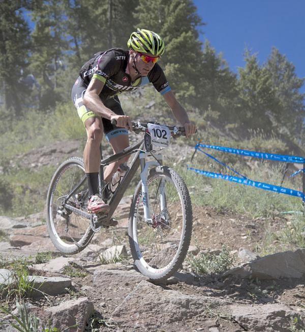 Bryan Duke (Bear Development) took silver at the US National Super D championships after Keegan Swenson
