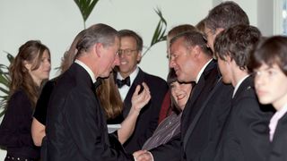 Prince Charles, Prince of Wales, meets actors Dawn French, Ray Winstone and other cast members at the Royal Film Performance and World Premiere of "The Chronicles Of Narnia" at the Royal Albert Hall on December 7, 2005 in London, England. The new big screen adaptation of C S Lewis' The Lion, The Witch And The Wardrobe is held in aid of The Cinema And Television Benevolent Fund.