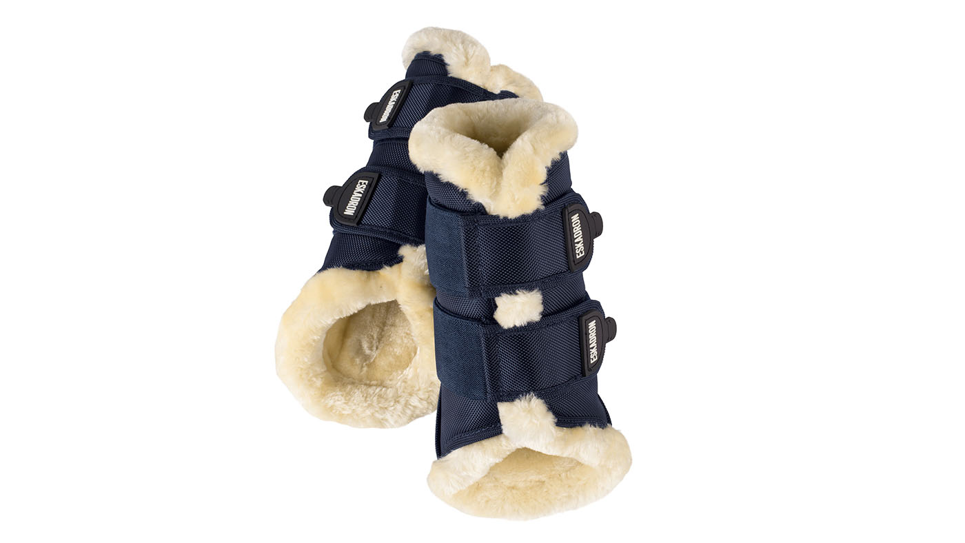 Eskadron soft faux fur tendon boots
