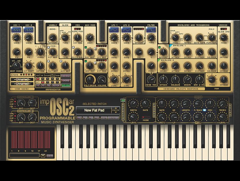 The 'small' interface might be hard to read, but once you learn which knob does what, it's usable enough.