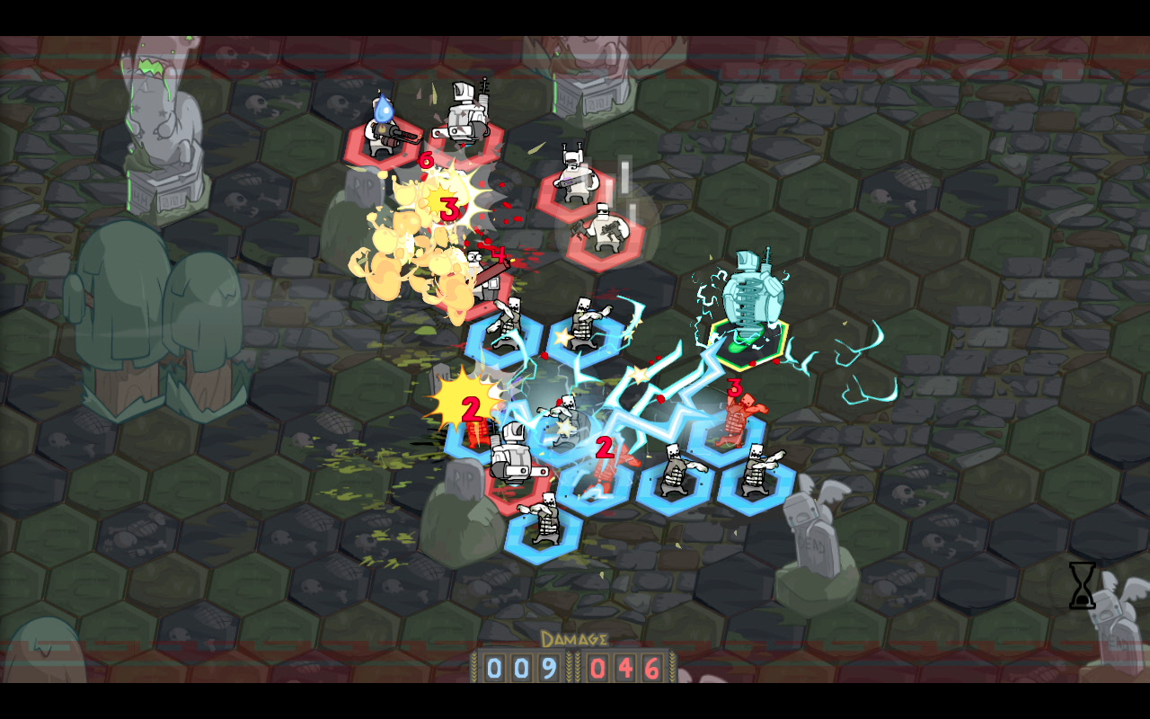 There's also a versus mode, where you can challenge your friends to a turn-based strategy duel to the death.