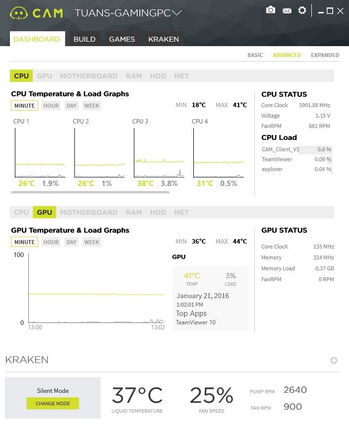 NZXT CAM