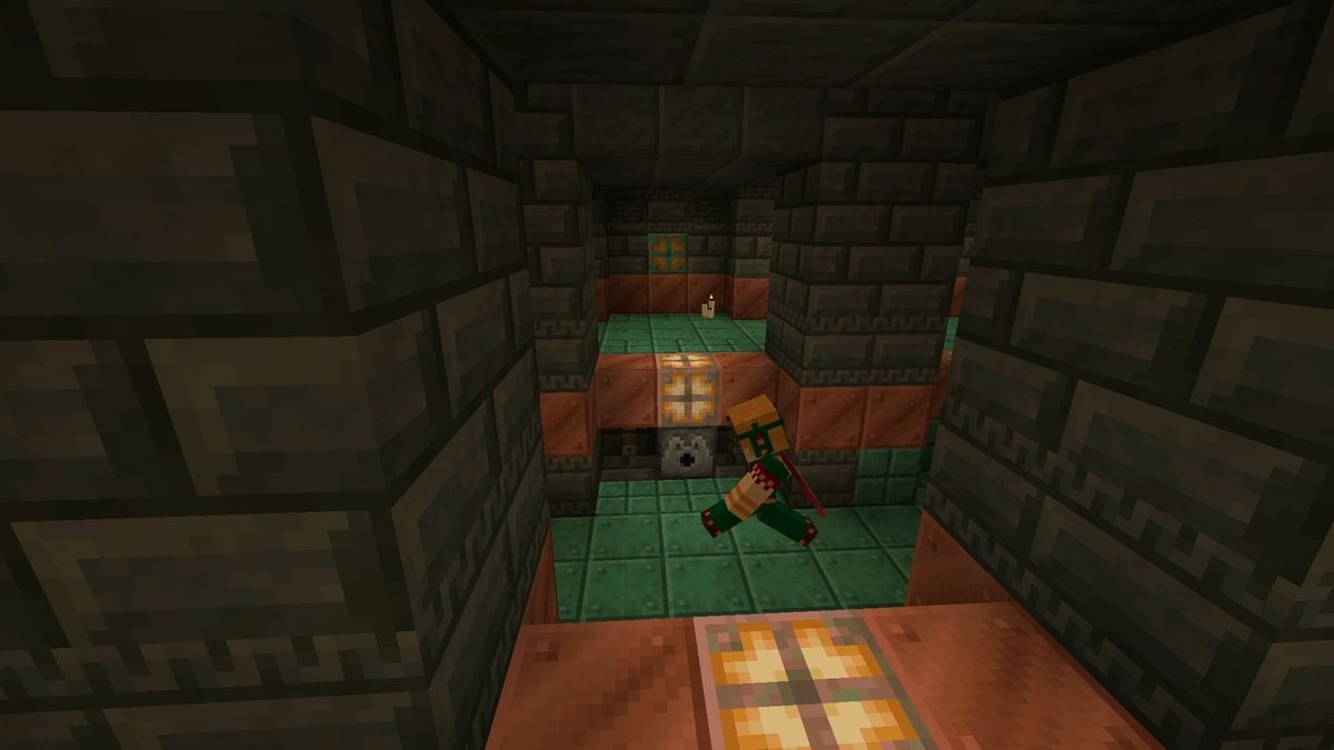 Image of Minecraft 1.21's Trial Chambers and copper bulbs.