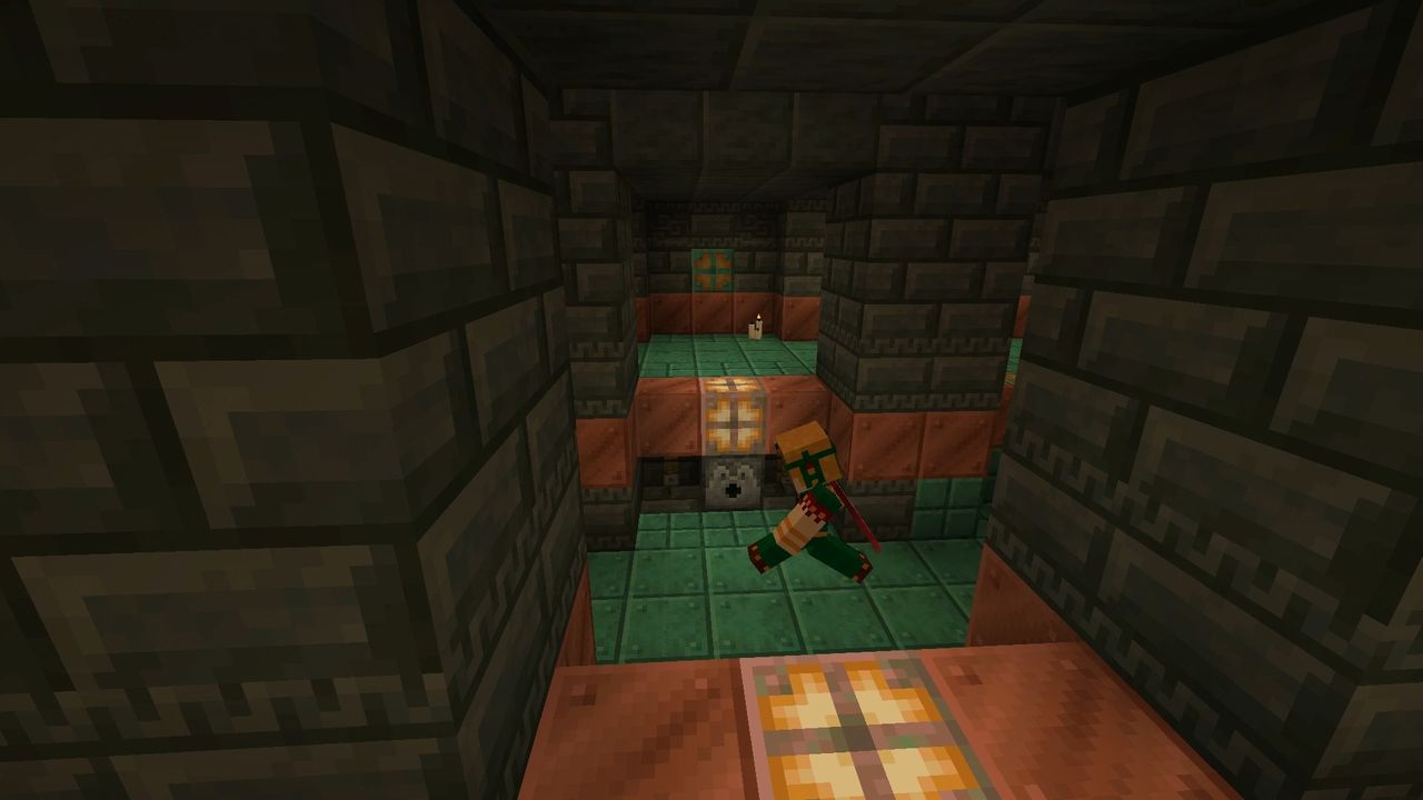 Image of Minecraft 1.21's Trial Chambers and copper bulbs.