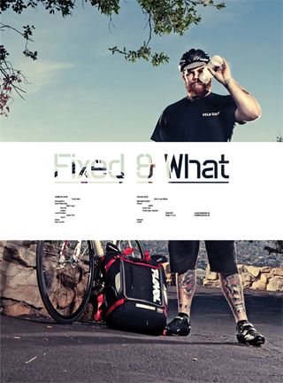 Fixed & What ia a self-initiated publication, created in InDesign, the represents the London fixed-gear scene