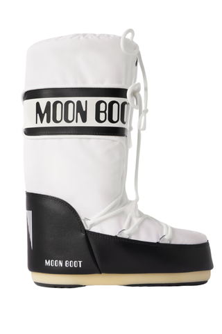 Icon Shell and Faux Leather Snow Boots