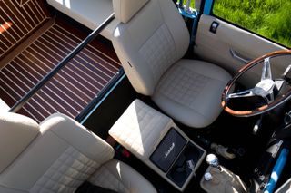 Inside a Helderburg Land Rover Defender