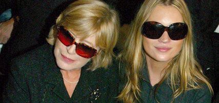 Kate Moss and Marianne Faithfull