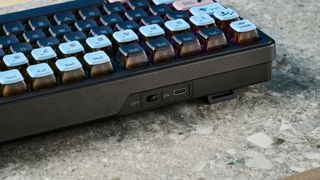 A space-themed Gamakay LK75 wireless mechanical keyboard