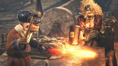 Smiths at work in Monster Hunter Wilds