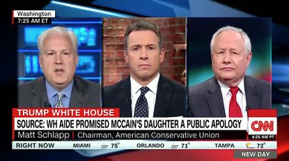 Chris Cuomo wants to know why the White House did not apologize to John McCain