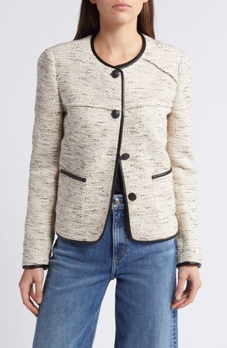 Mirabelle Cotton Blend Tweed Jacket